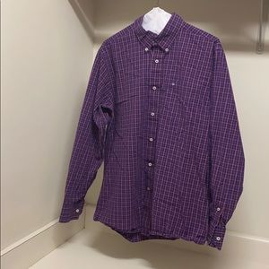 Southern Tide Red & Blue Button Up